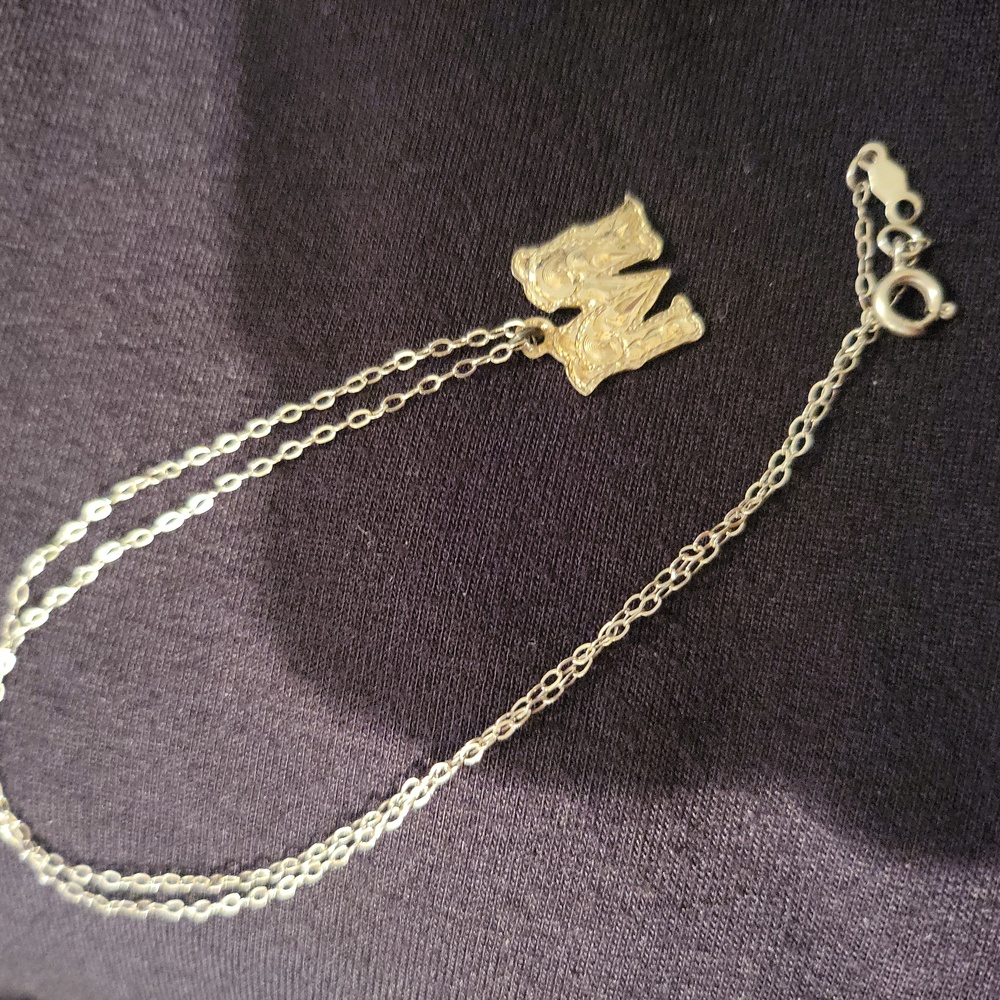 M necklace